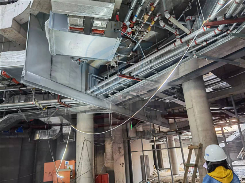 办公楼上固定防烟封堵下电动