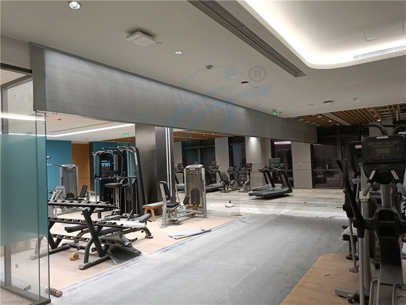 健身房固定式防火布挡烟垂壁