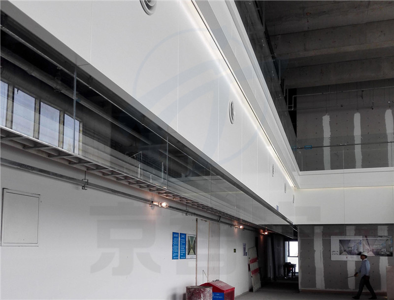 玻璃L型挡烟垂壁