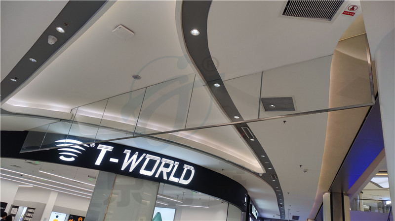 商场固定玻璃挡烟垂壁